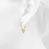 Bullion Gold Love Paradise Stud Gold Layered Earrings