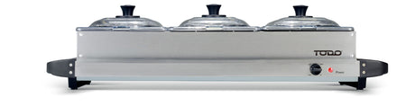 TODO 400W Buffet Server Electric 2L Serving Pot X3 Adjustable Thermostat