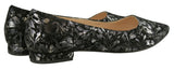 Bosccolo Womens Ballerina - Black / Silver