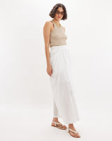 Amelius Nora Pocket Maxi Skirt - White