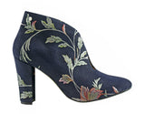 Bosccolo Womens Boots - Leaves Navy Blue