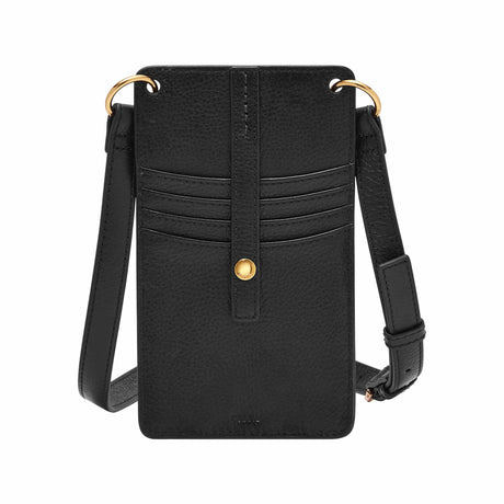 Fossil Vada Black Crossbody Bag