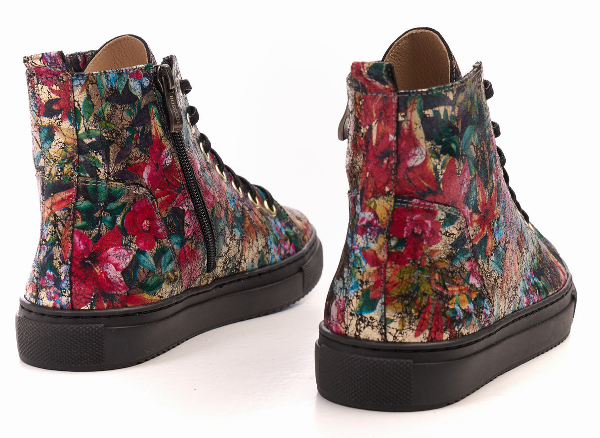 Bosccolo Womens Sneakers - Flowers Multicolor