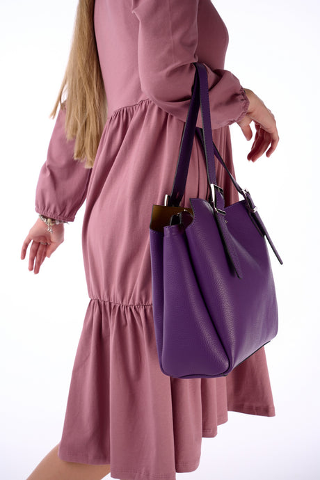 Bosccolo Shopper In Purple
