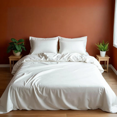 Royal Comfort Blended Bamboo Sheet Set White