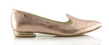 Bosccolo Womens Moccasin Lords - Pink Metalic