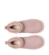 Julia Cow Suede Boots in Dawn Pink