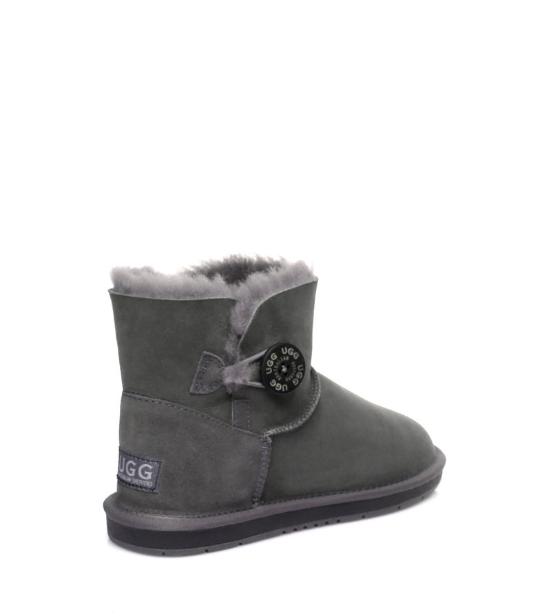 Australian Shepherd UGG Mini button - Grey
