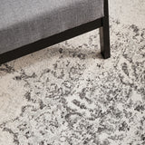Chrome Rita Silver Rug