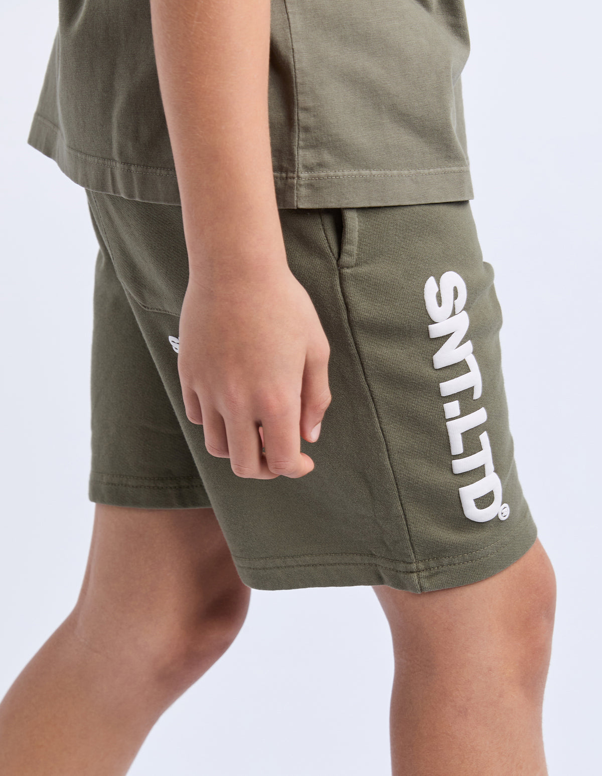 St Goliath Boys Podium Fleece Short - Khaki