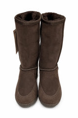 Australian Leather Ugg Classic Long Rubber Sole - Chocolate - AU5