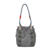 BAMEI Reversible Dual-Color Ballistic Nylon Bucket Bag - Charcoal