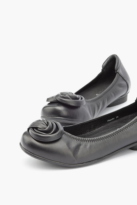 Klouds Phoebe Black Leather