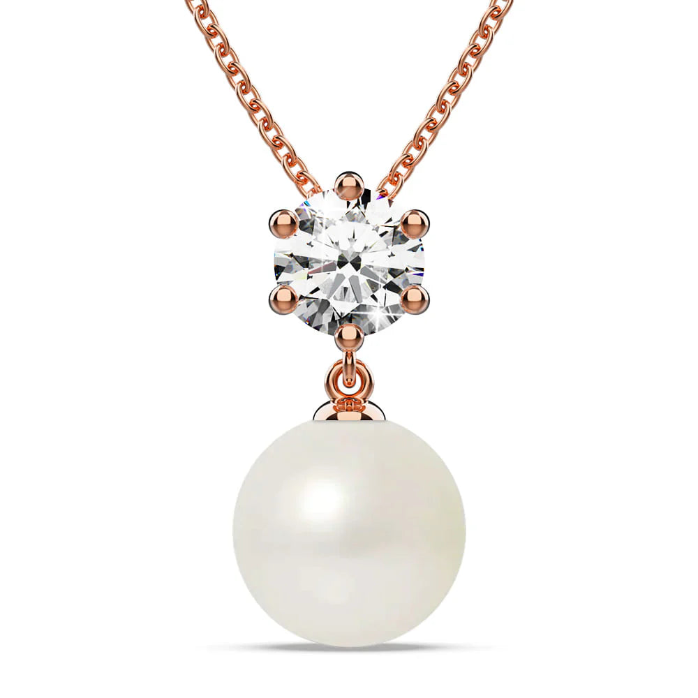 Krystal Couture Margaux Necklace Embellished with SWAROVSKI Crystal Pearls and  SWAROVSKI Crystals