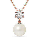 Krystal Couture Margaux Necklace Embellished with SWAROVSKI Crystal Pearls and  SWAROVSKI Crystals