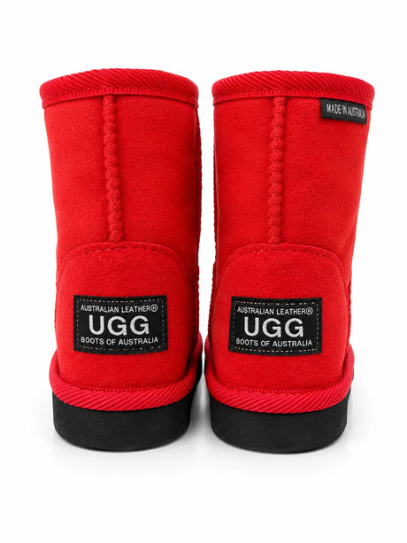 Australian Leather Ugg Kids Classic Mini - Tomato - AU8