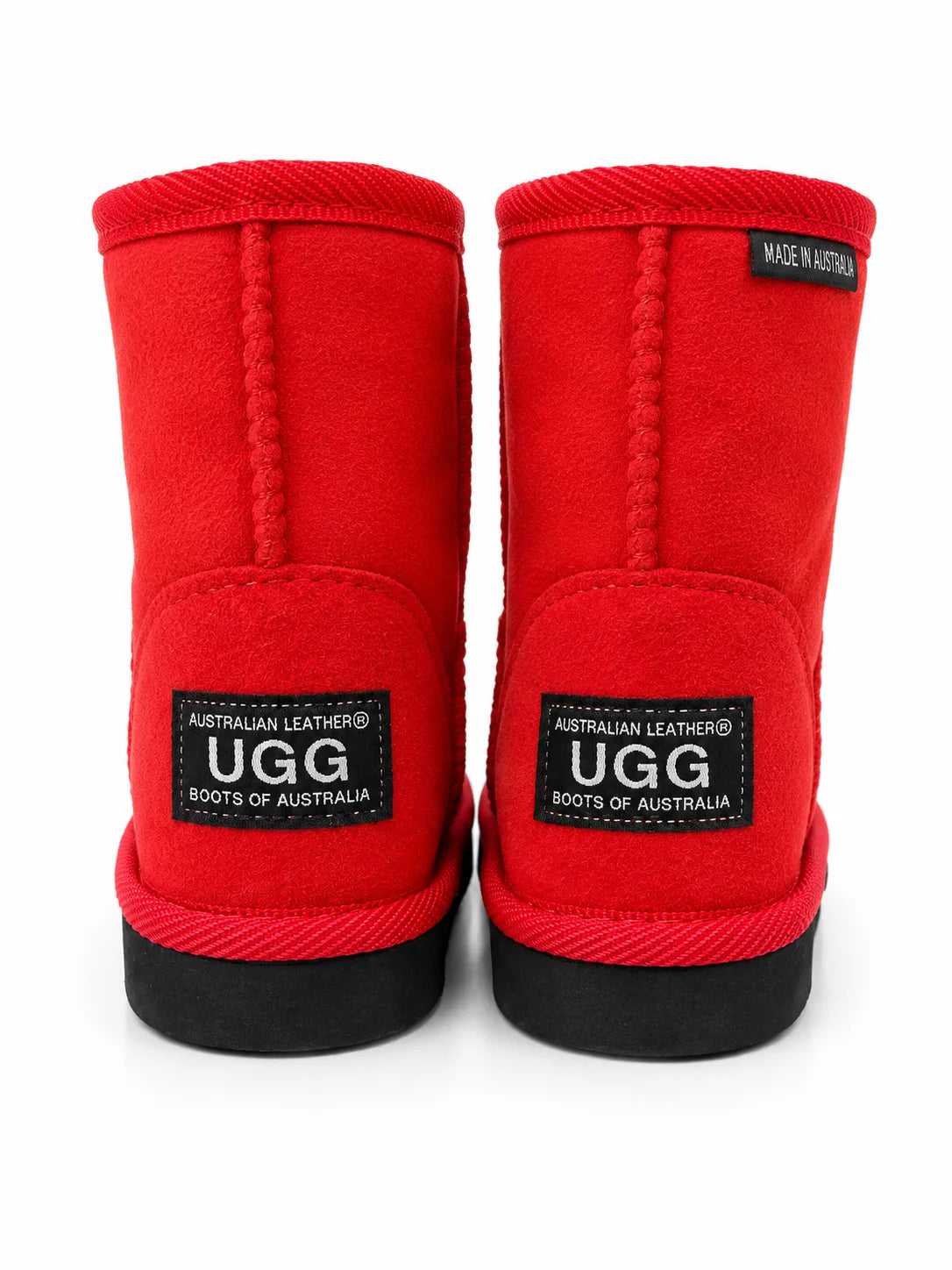 Australian Leather Ugg Kids Classic Mini - Tomato - AU10