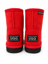 Australian Leather Ugg Kids Classic Mini - Tomato - AU10