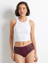 2 Pack Daily Essentials Stretch Lace & Cotton Full Brief (219)