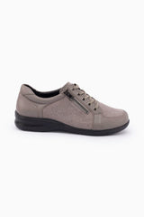 Klouds Jaslyn Taupe Print Stretch