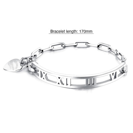 Bullion Gold Eternal Love Roman Style Bracelet