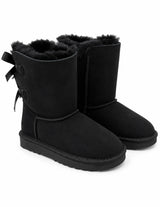 Australian Leather Ugg Classic Short Ribbon - Black - AU4