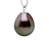 Necklace Drop Tahitian Pearl White Gold