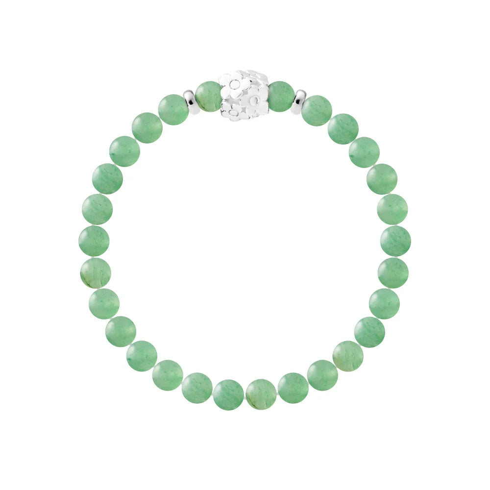 Manufacture Royale Bracelet Lucky Flower Aventurine Sterling Silver
