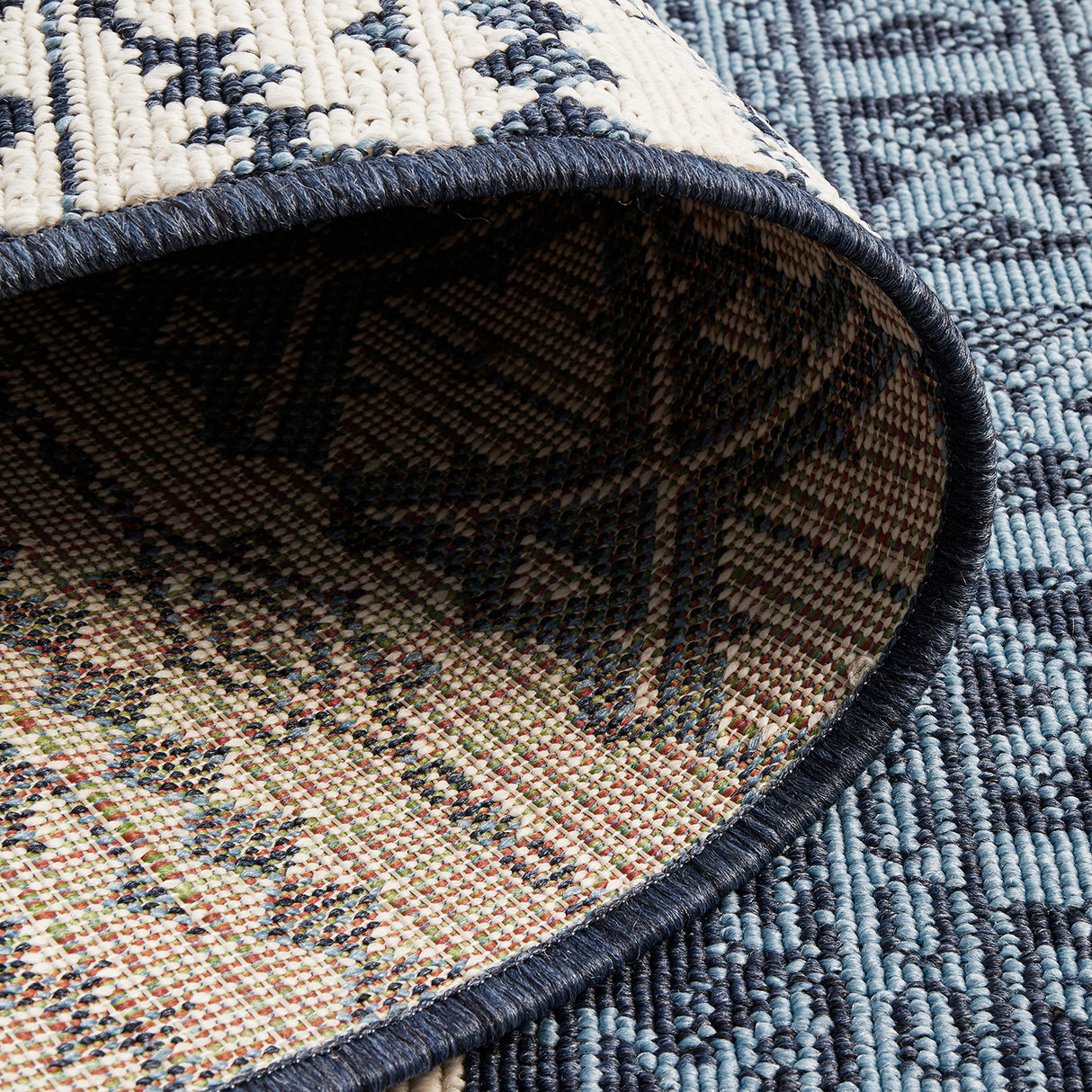 Seaside 3333 White Blue Rug