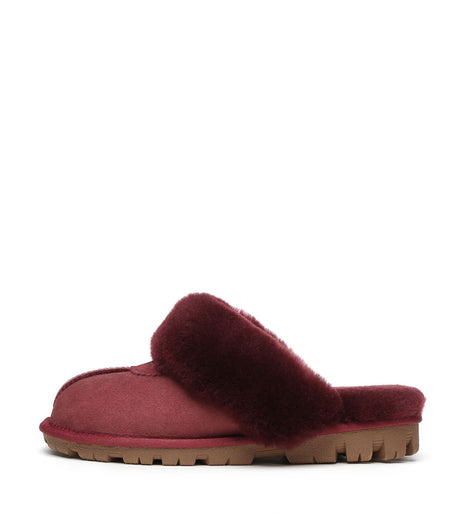 Australian Shepherd UGG Waffle Slipper - Sangria
