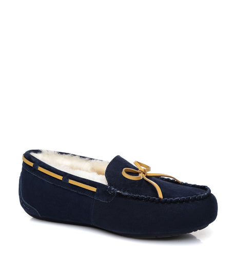 EVERAU Miracle Moccasin - Navy blue