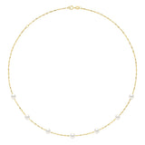Necklace "Pearls" - Natural Pearl White - Length 42 cm