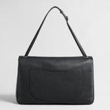 Vintage Turn-Lock Flap Bag – Pebbled Leather Shoulder & Underarm Bag