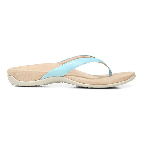 Vionic Dillon Toe Post Sandal - Porcelain Blue
