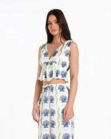Lost In Lunar Milana Top - Amalfi Print