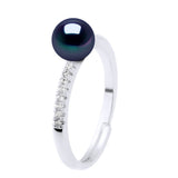 Ring Jewelry - Black Tahiti - Longueur 42 cm