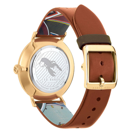Ted Baker Mens Mimossa T Gold Brwn Leather