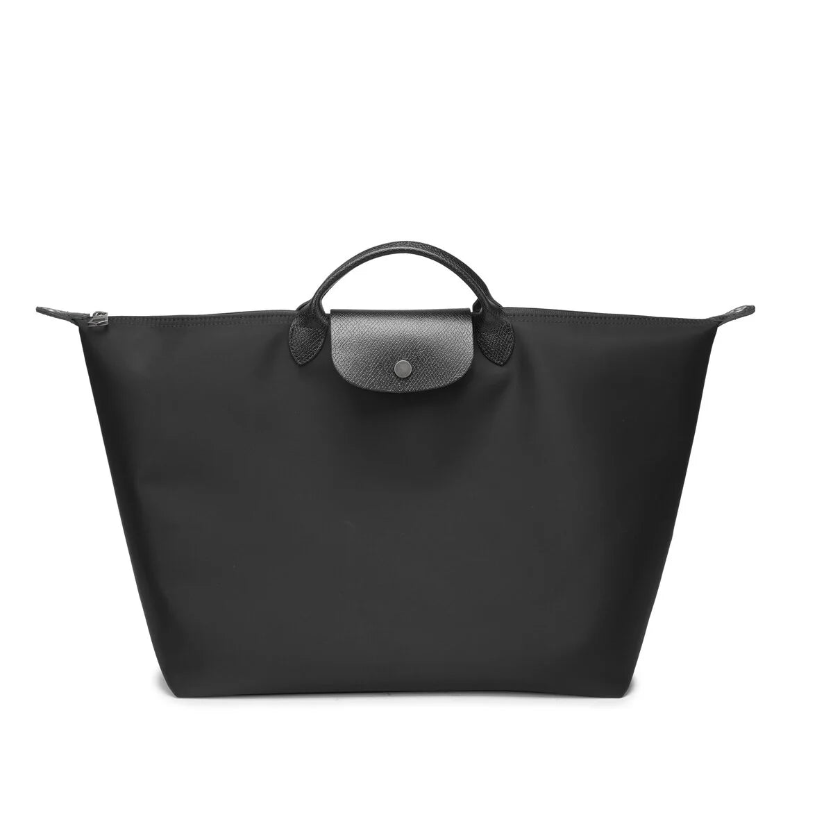 BAMEI Extra-Large Water-Resistant Nylon Travel Tote Bag - Black