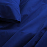 Royal Comfort Vintage Washed 100 % Cotton Sheet Set- Royal Blue