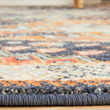 Legacy 854 Navy Round Rug
