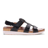 Revere Santorini Gladiator Sandal - Black
