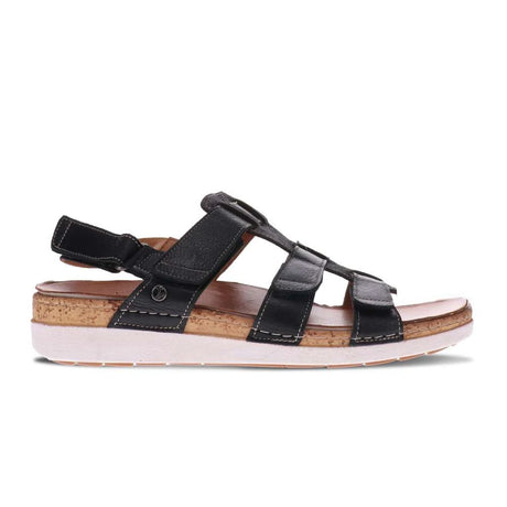 Revere Santorini Gladiator Sandal - Black