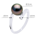 Bangle Ring Prestige Silver 925 Rhodium Plated - Longueur 42 cm