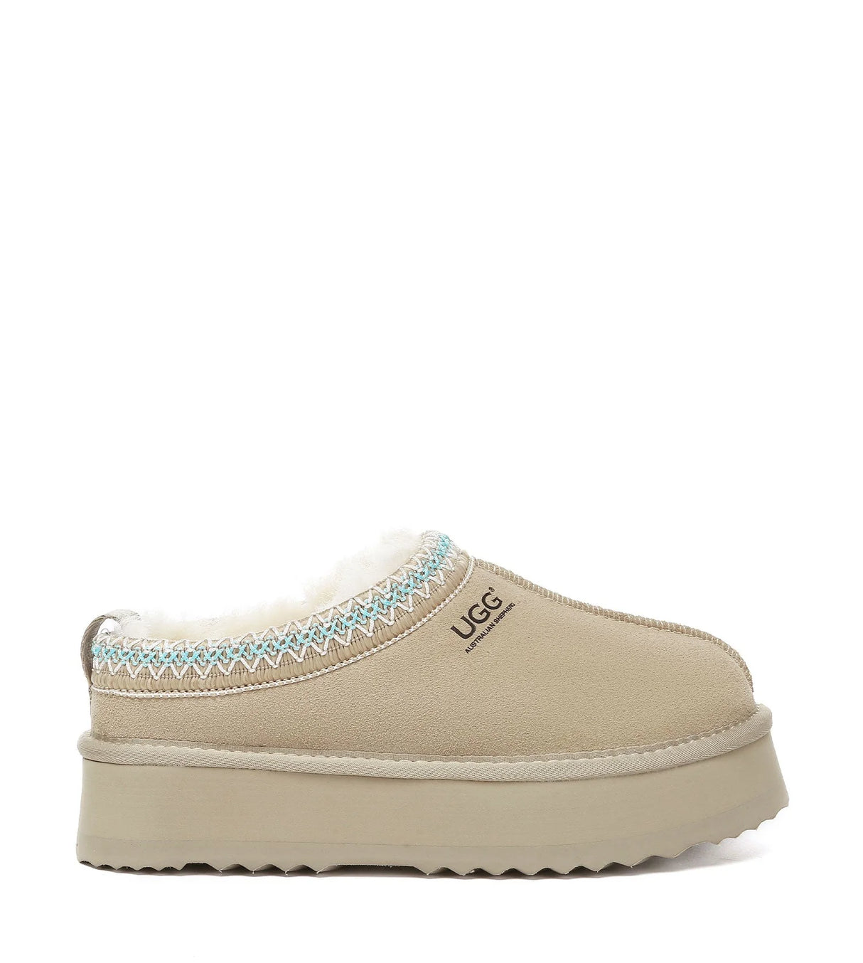Ventus Cow Suede Platform in Sand