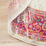 Babylon 211 Pink Round Rug