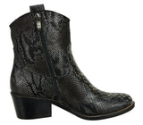 Bosccolo Womenscowgirl Boots - Grey Python