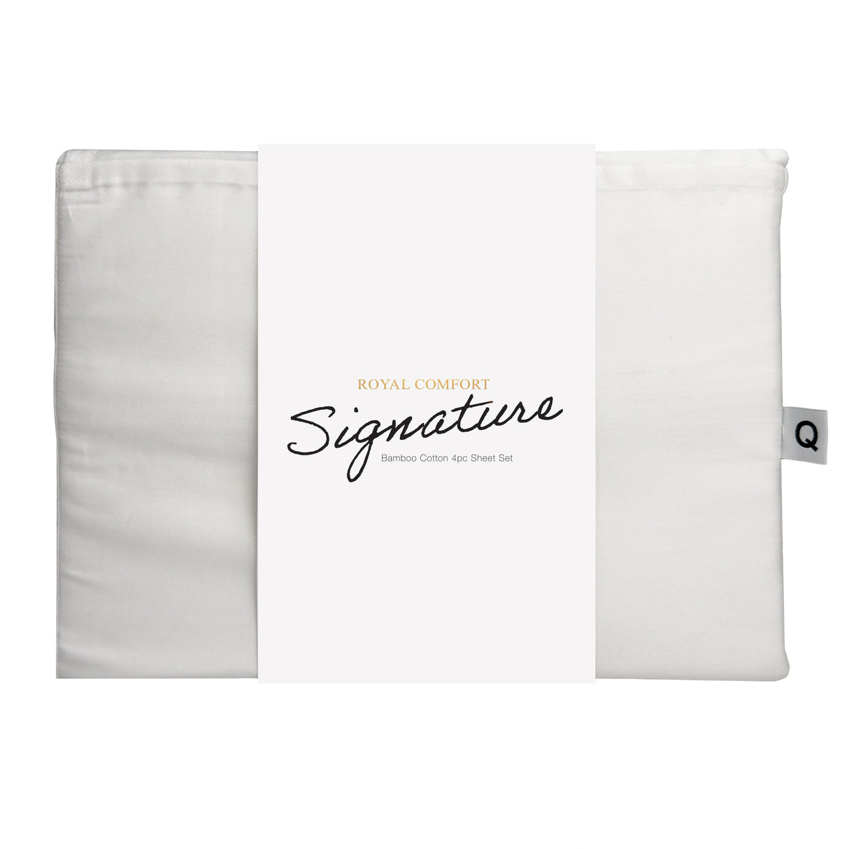 Royal Comfort Signature Bamboo Cotton Sheet Set- White