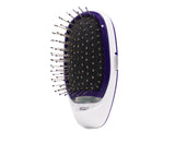 TODO Ionic Styling Hair Brush Health Smooth Silky Hair Stainless Steel Bristle Comb Purple