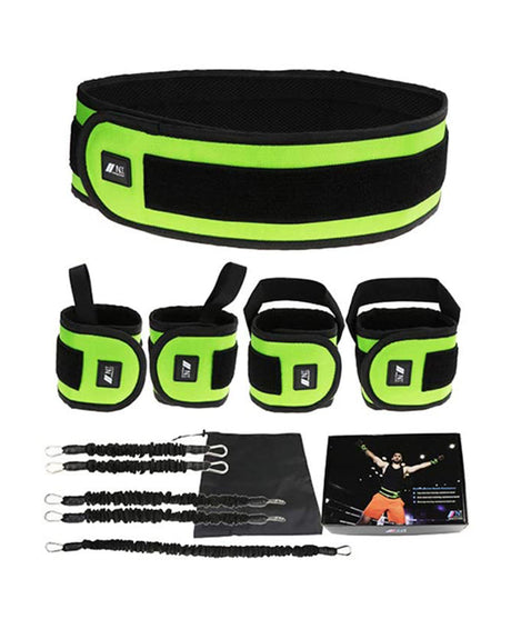 TODO 150lbs Resistance Trainer Band Set Muscle Training Belt Boxing Pilates Ankle Wrist Advanced Bounce Straps