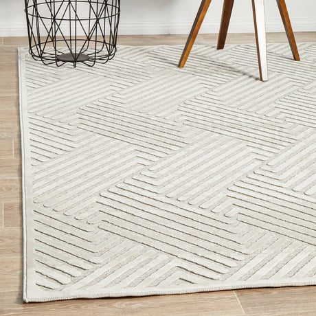 York Cindy Natural White Rug